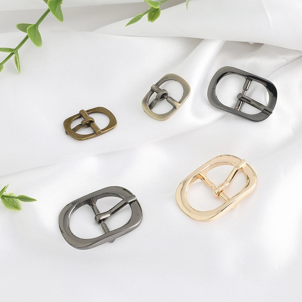 10/30/100PCS Inside Wide:12-38mm Metal Pin Buckle Belt Buckles For Bag Shoulder Strap Shoes Adjust Roller Clasp DIY Accessories