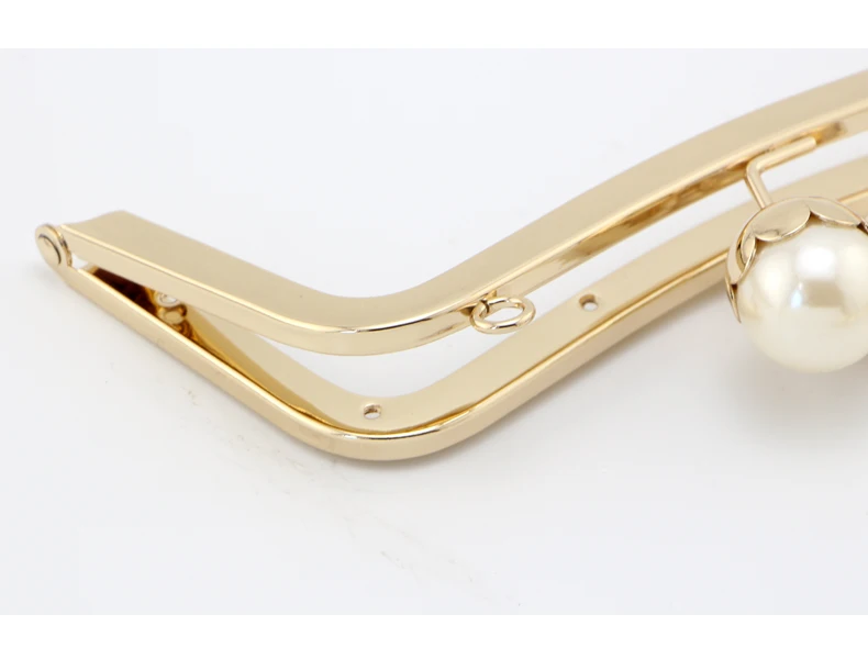 K688 Lovely Lotus Flower head Kiss Clasp 20CM Gold DIY Handmade Coin Purse Screw Square Metal Purse Frame