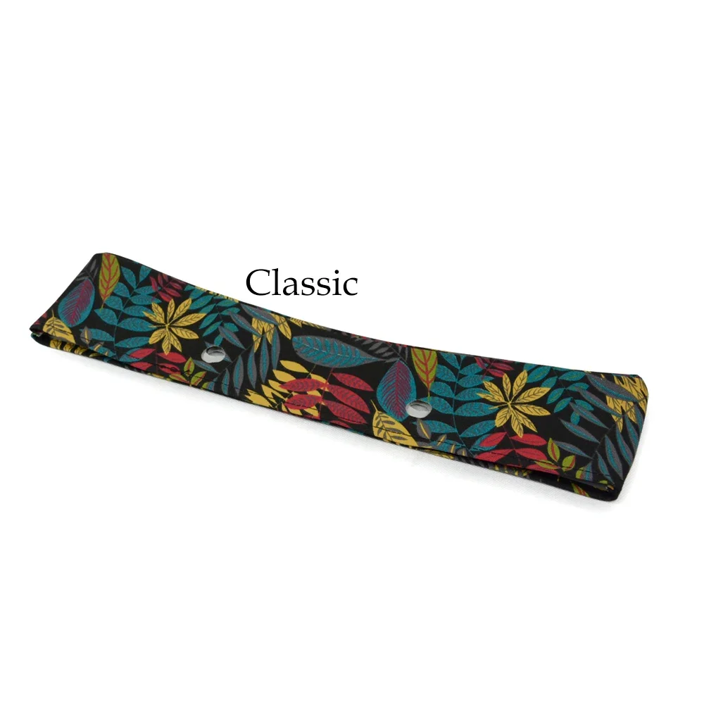 TANQU New Colorful Classic Floral Fabric Trim Cotton Fabric Decoration for Classic Big Obag Handbag O Bag Standard Body