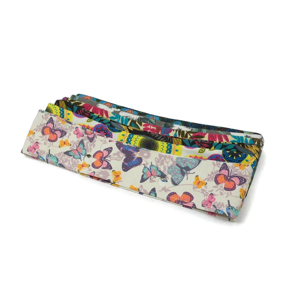 TANQU New Colorful Classic Floral Fabric Trim Cotton Fabric Decoration for Classic Big Obag Handbag O Bag Standard Body