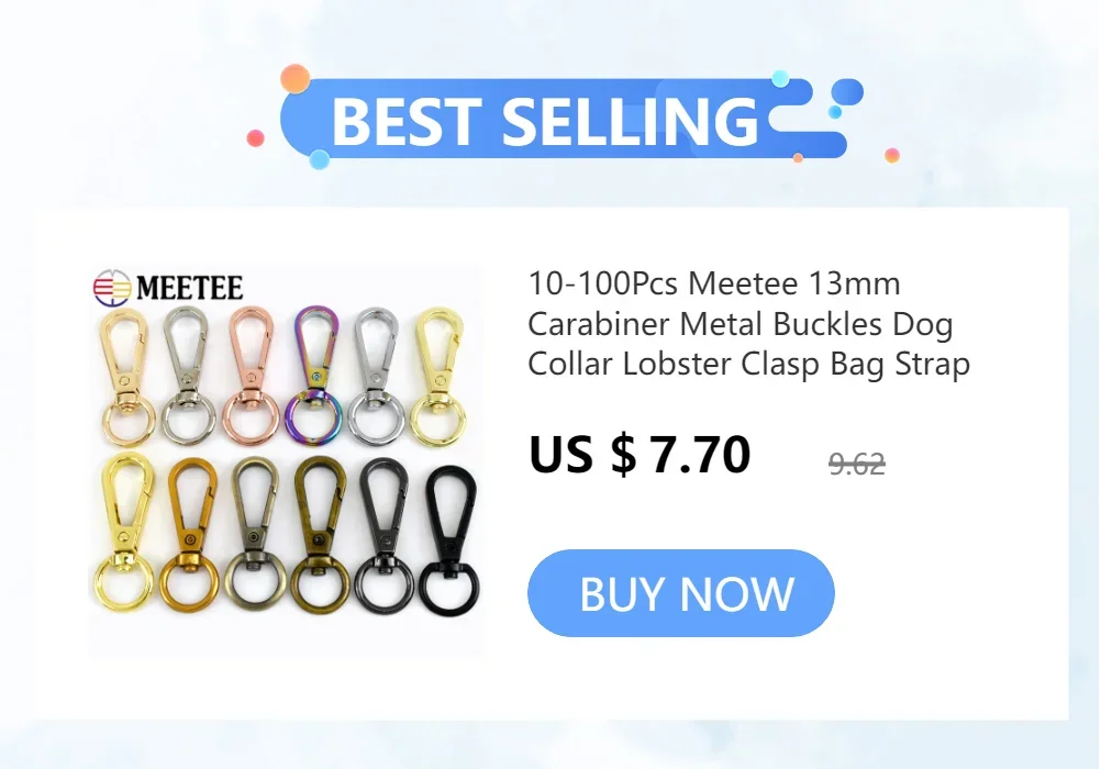 5-20Pcs 20/25mm Deepeel O Ring Metal Buckles Handbag Belt Snap Clasp Bag Sides Clip Buckle Hook for Keychain Hardware Accessory