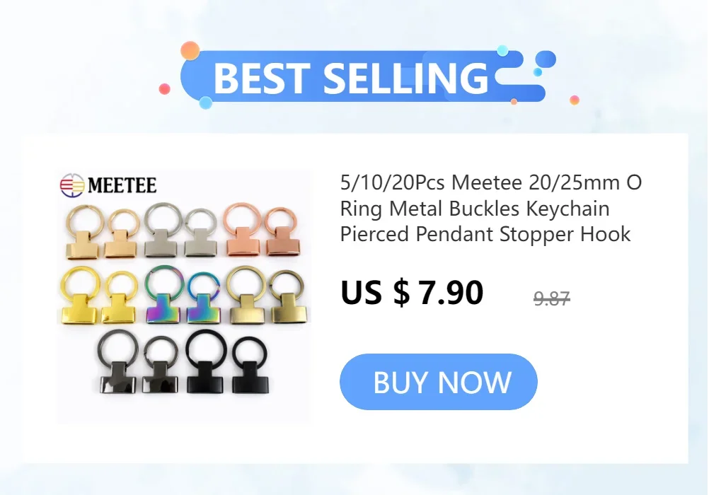 5-20Pcs 20/25mm Deepeel O Ring Metal Buckles Handbag Belt Snap Clasp Bag Sides Clip Buckle Hook for Keychain Hardware Accessory