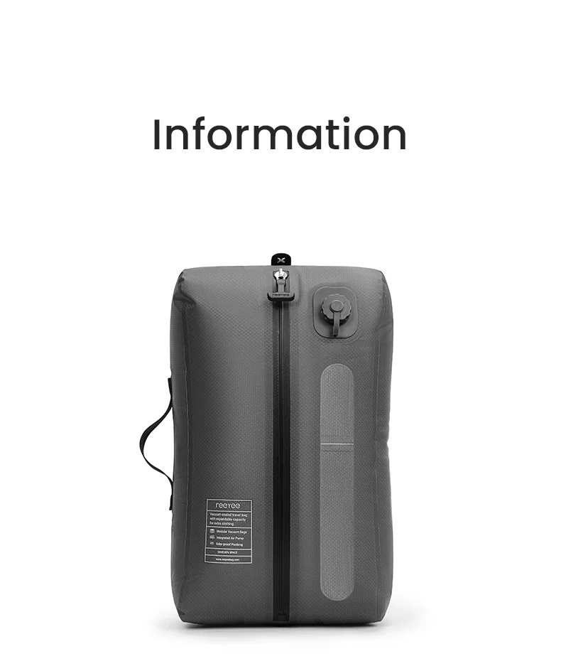 ReeYee 25L Travel Vacuum Storage Bags Save Space, Waterproof Compression Bags for Clothes Down Jacket, Vacuum Bags for Suitcases