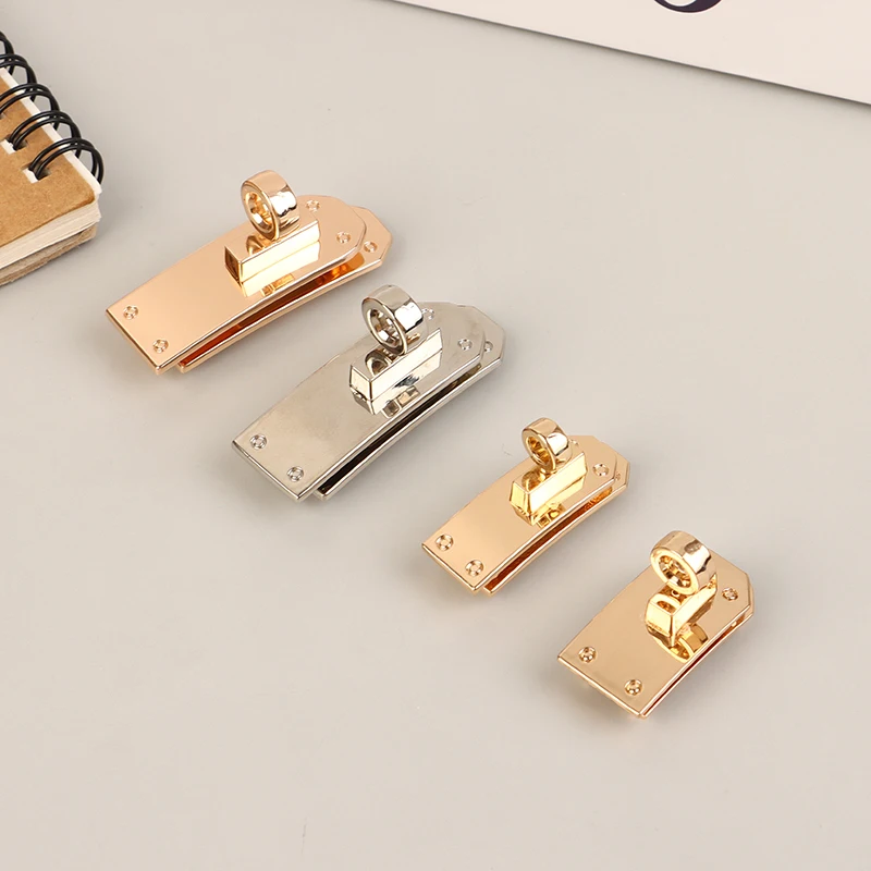 1Set Fashion Bag Lock Set Metal Buckles Clasp For Bag Strap Women Handbag Purse Twist Locks DIY Hardware Accessories