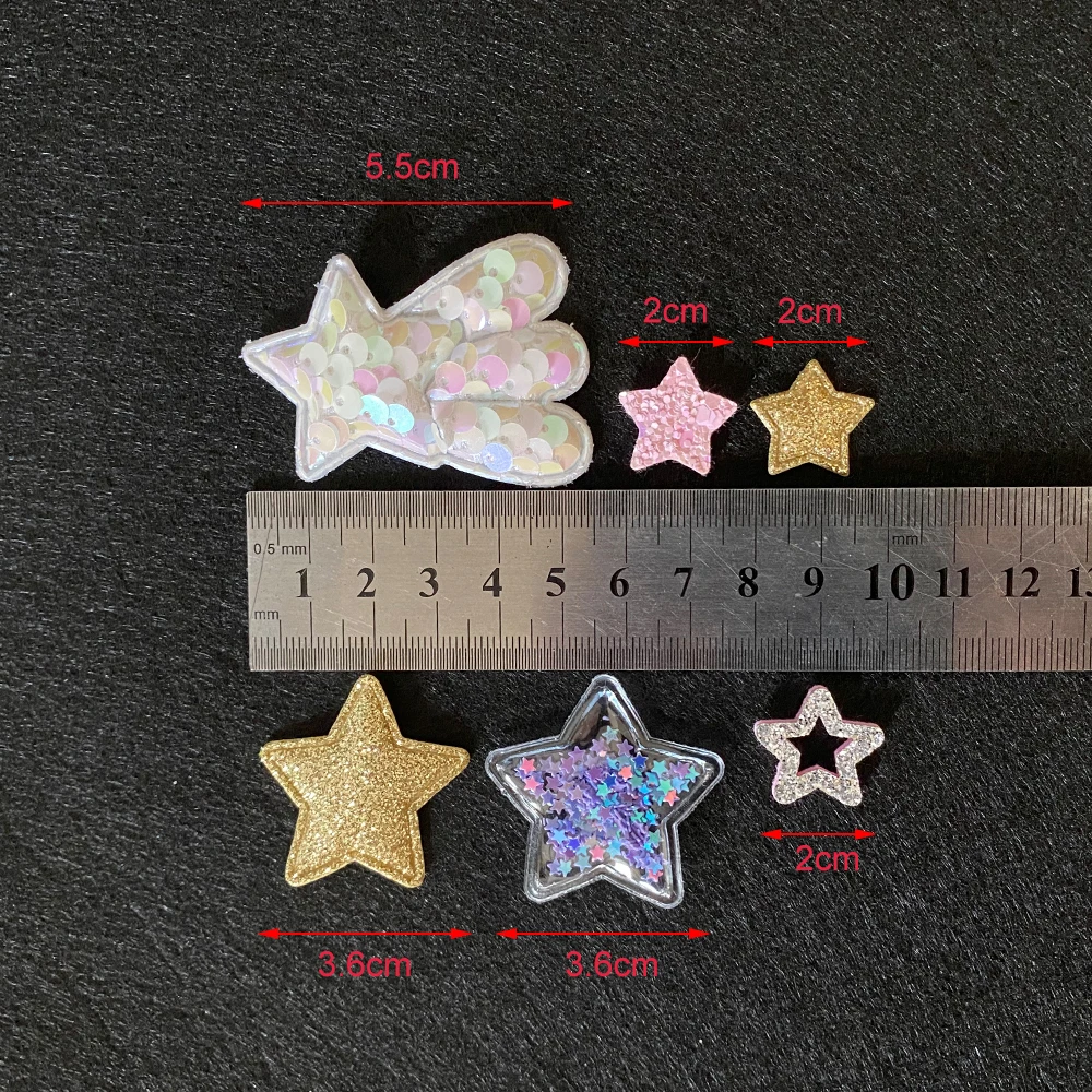 Italife Pink Shining Stars Ita Bag Accessories 4 Colors Kawaii Candy Color Stars Meteor Starry for Blue Itabag Decorations H324
