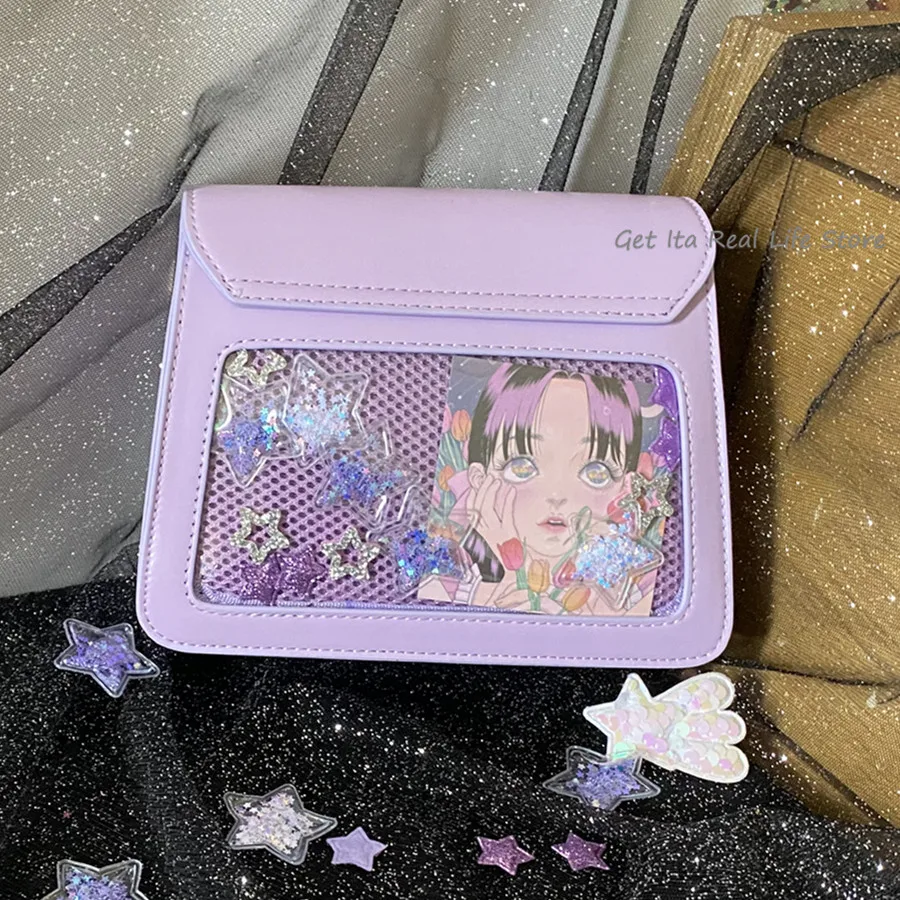 Italife Pink Shining Stars Ita Bag Accessories 4 Colors Kawaii Candy Color Stars Meteor Starry for Blue Itabag Decorations H324