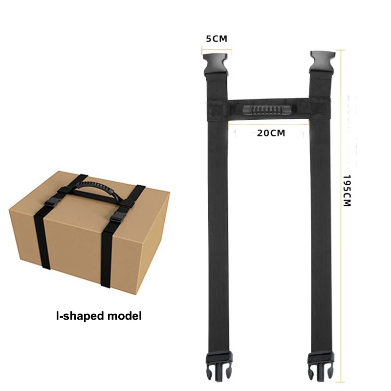 Heavy Object Lifting Belt Carry Rope Furniture Moving Belt Luggage Packing Straps Moving Straps Easier Conveying Boxes Luggage