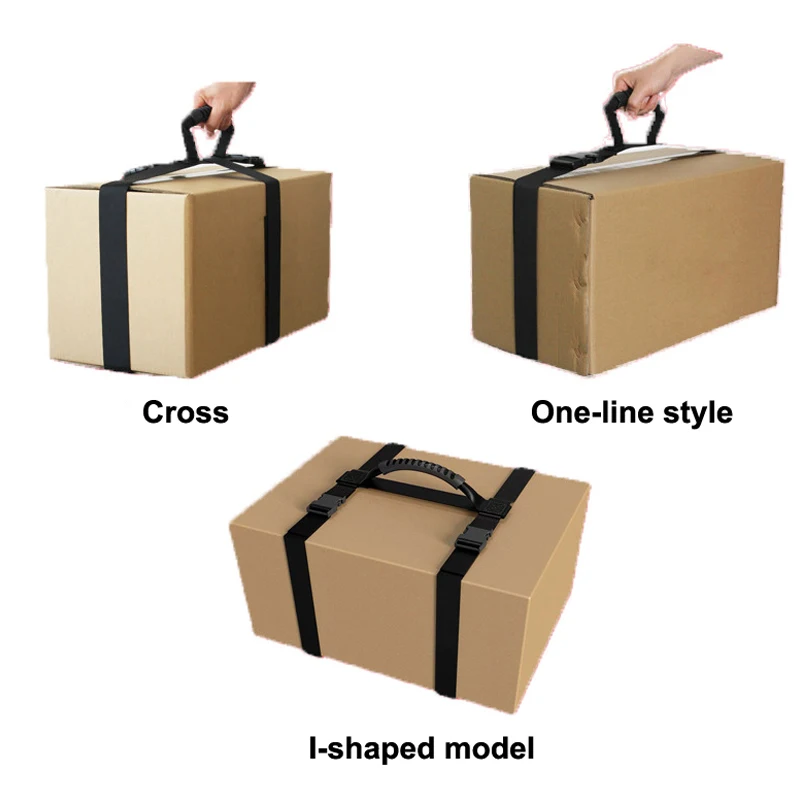Heavy Object Lifting Belt Carry Rope Furniture Moving Belt Luggage Packing Straps Moving Straps Easier Conveying Boxes Luggage