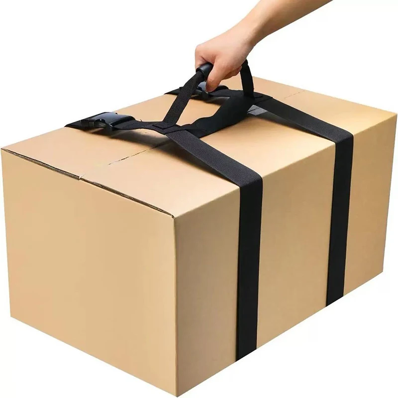 Heavy Object Lifting Belt Carry Rope Furniture Moving Belt Luggage Packing Straps Moving Straps Easier Conveying Boxes Luggage
