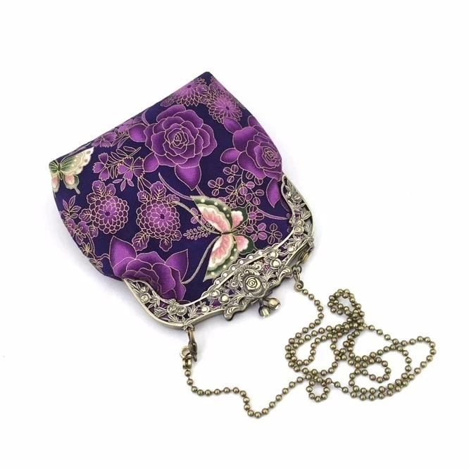 1 Set Antique Brass Bronze Color Metal Purse Frame Crystal On Surface Screws Obag1 Set Antiqu Material Metal Purse Handle Frame