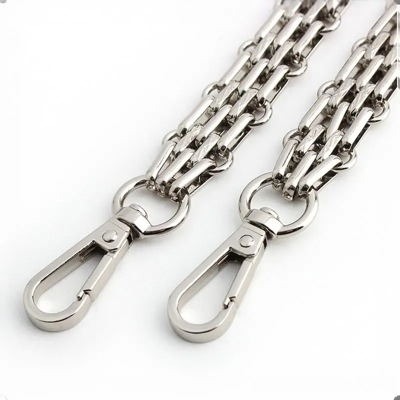 30/40/60/100/120cm Metal Bag Replacement Chains Detachable Shoulder Straps For Crossbody Handbag Accessories
