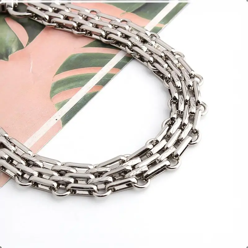 30/40/60/100/120cm Metal Bag Replacement Chains Detachable Shoulder Straps For Crossbody Handbag Accessories