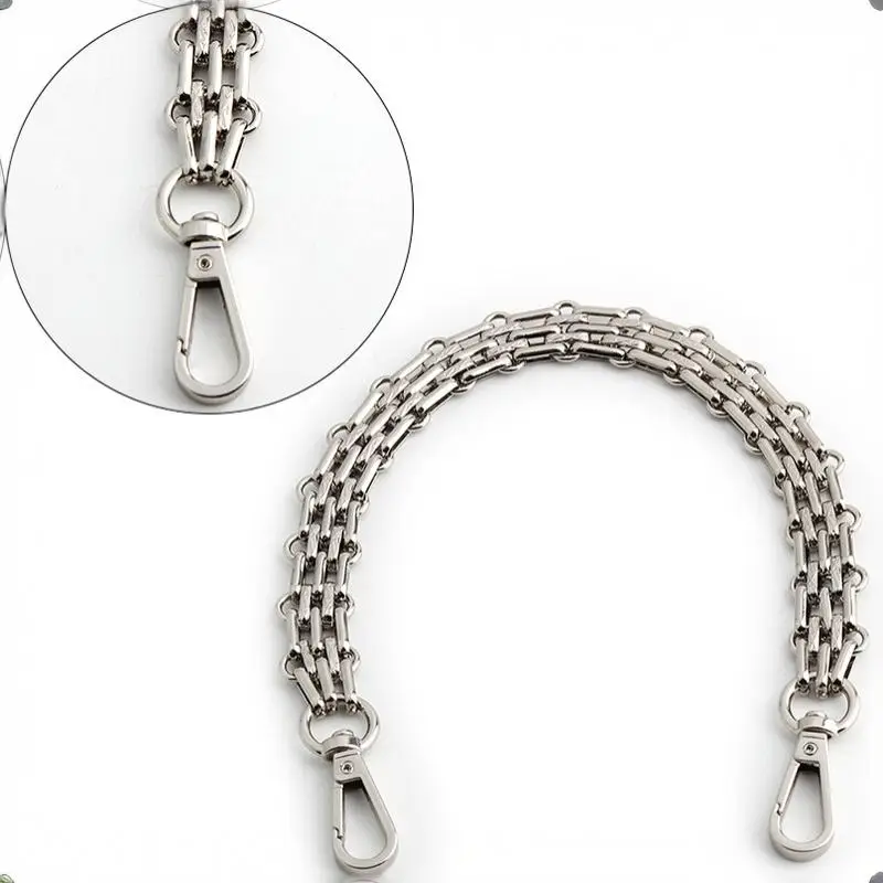 30/40/60/100/120cm Metal Bag Replacement Chains Detachable Shoulder Straps For Crossbody Handbag Accessories