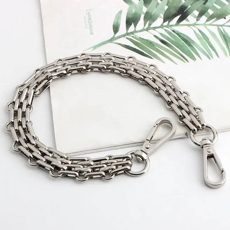 30/40/60/100/120cm Metal Bag Replacement Chains Detachable Shoulder Straps For Crossbody Handbag Accessories