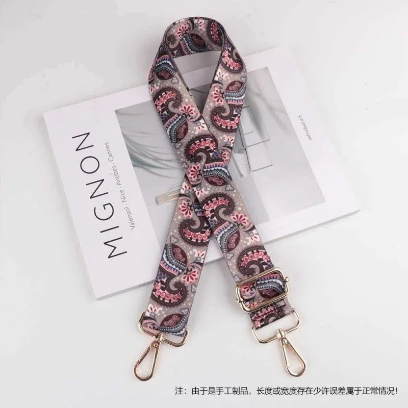 Bag Parts Accessories Strap Bags Fabric Chain Wide Backpack Black Handle Crossbody Canvas Replacement Shoulder Bag Strap