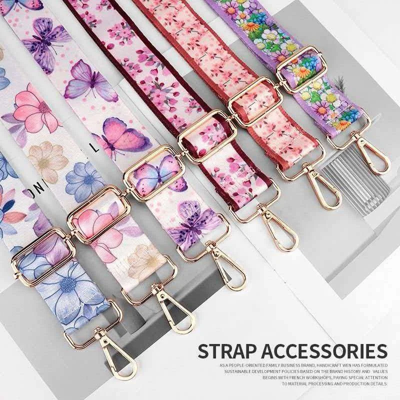 Bag Parts Accessories Strap Bags Fabric Chain Wide Backpack Black Handle Crossbody Canvas Replacement Shoulder Bag Strap