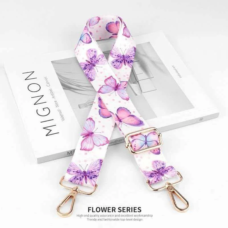 Bag Parts Accessories Strap Bags Fabric Chain Wide Backpack Black Handle Crossbody Canvas Replacement Shoulder Bag Strap