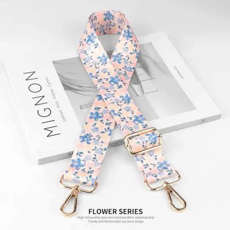 Bag Parts Accessories Strap Bags Fabric Chain Wide Backpack Black Handle Crossbody Canvas Replacement Shoulder Bag Strap