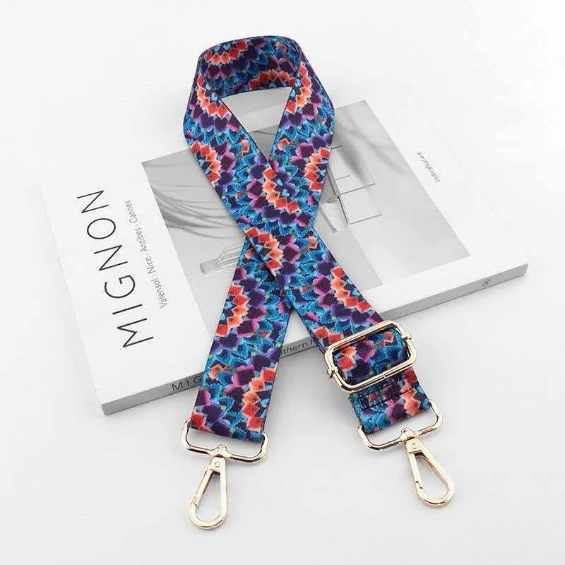 Bag Parts Accessories Strap Bags Fabric Chain Wide Backpack Black Handle Crossbody Canvas Replacement Shoulder Bag Strap