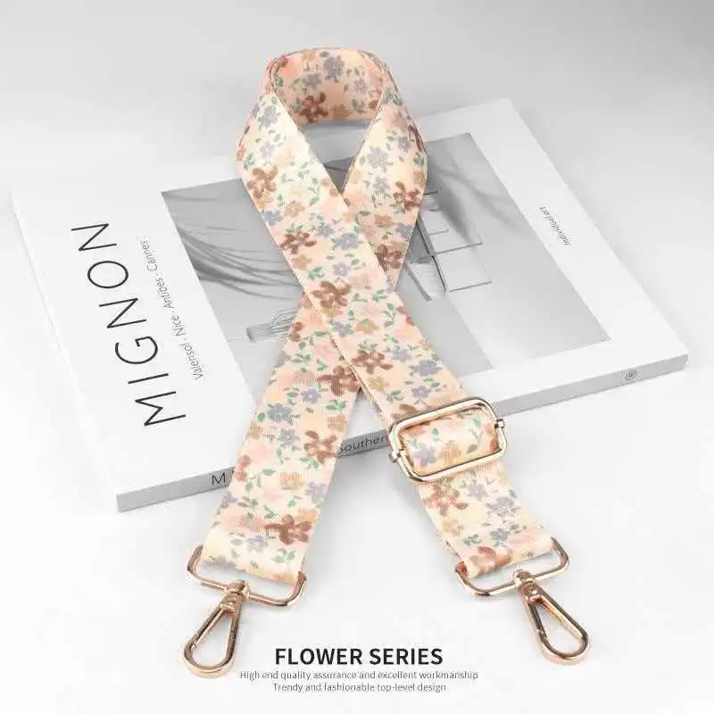Bag Parts Accessories Strap Bags Fabric Chain Wide Backpack Black Handle Crossbody Canvas Replacement Shoulder Bag Strap