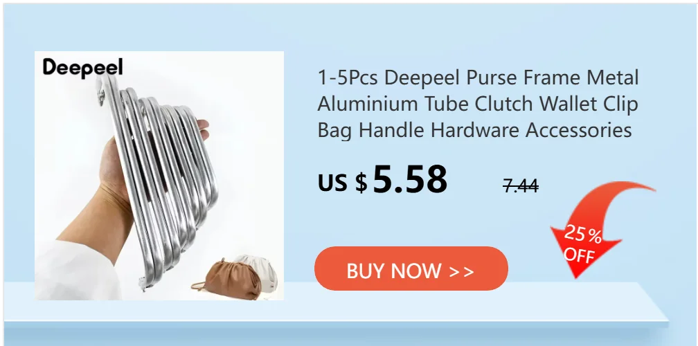 2/5Pcs 10.5cm Smooth Metal Bags Handle Purse Frame Wallet Kiss Clasp Women's Handbag Decor Handles DIY Handmade Bag Accessories