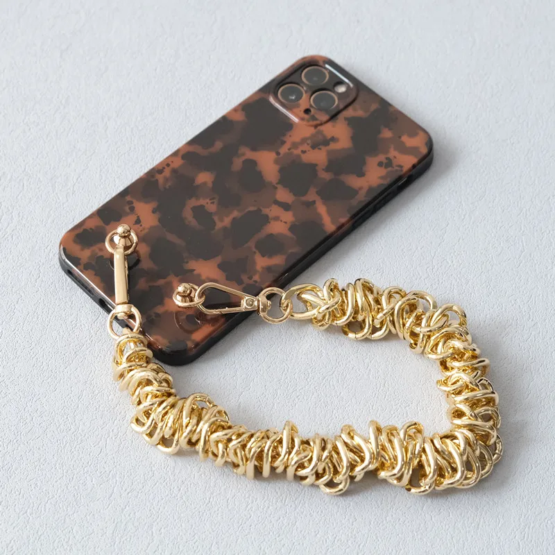 New Fashion Woman Bag Accessory Detachable Vintage Gold Alloy Chain Acrylic Bag Rope Strap Women Handbag Shoulder Handle Chains