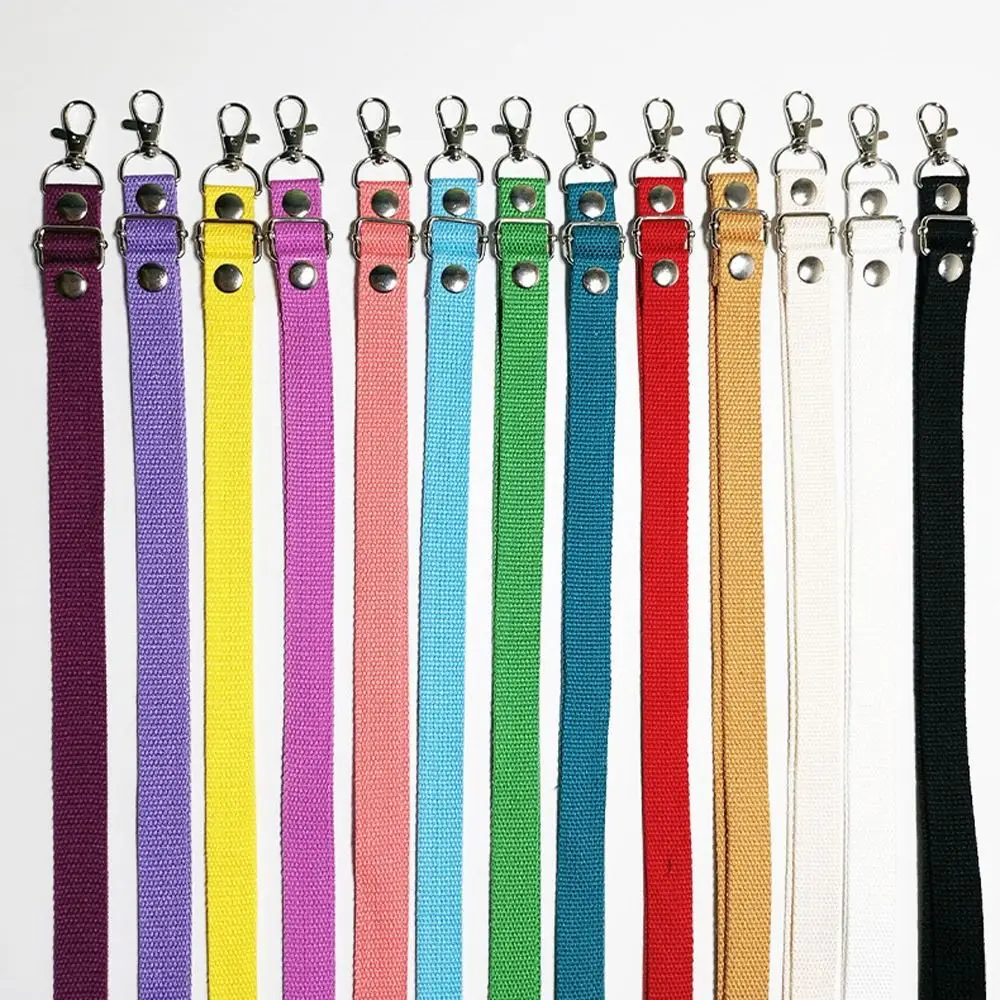All-match 130cm Replacement Canvas Bag Strap Adjustable Rivet Reinforced Crossbody Bag Straps Shoulder Bag Belts For Women Bag
