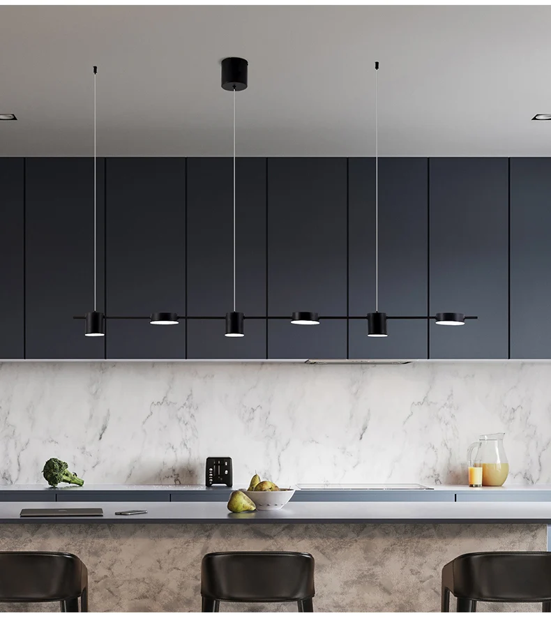 Modern Led Living Room Chandeliers Dining Table Ceiling Chandelier Kitchen Hanging Light Fixture Dimmable Indoor Lighting Lamp