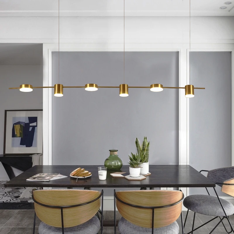 Modern Led Living Room Chandeliers Dining Table Ceiling Chandelier Kitchen Hanging Light Fixture Dimmable Indoor Lighting Lamp