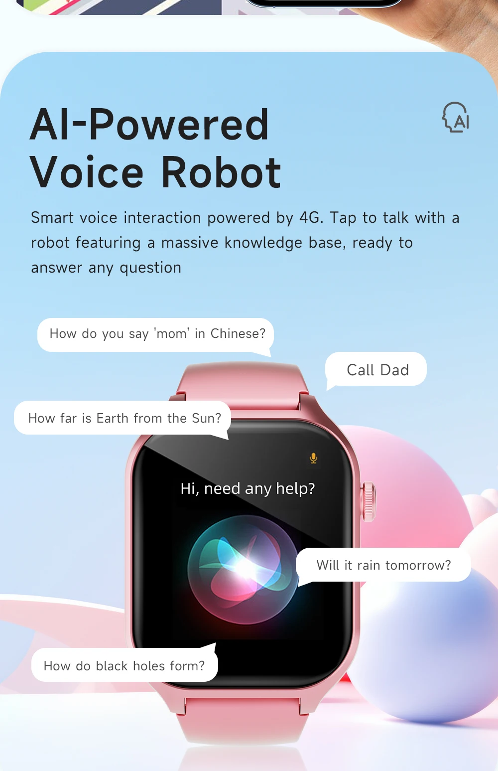 Kids 4G Smart Watch GPS WIFI Video Call SOS APP Download Child Smartwatch Camera Monitor Tracker Location Students Phone Watch