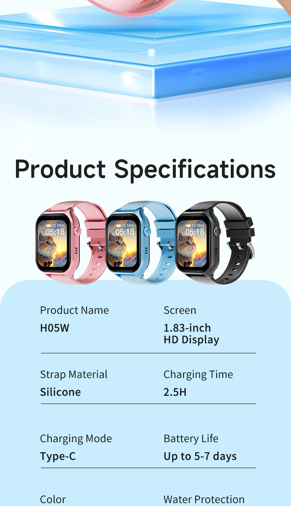 Kids 4G Smart Watch GPS WIFI Video Call SOS APP Download Child Smartwatch Camera Monitor Tracker Location Students Phone Watch