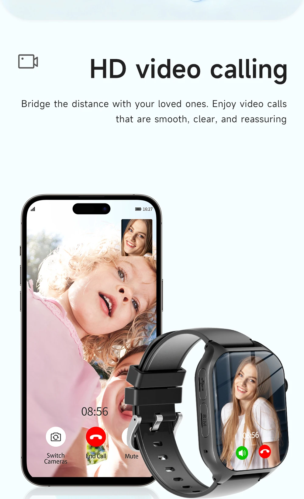 Kids 4G Smart Watch GPS WIFI Video Call SOS APP Download Child Smartwatch Camera Monitor Tracker Location Students Phone Watch