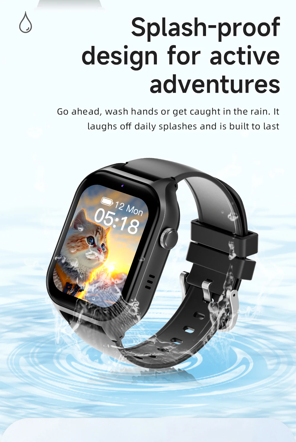 Kids 4G Smart Watch GPS WIFI Video Call SOS APP Download Child Smartwatch Camera Monitor Tracker Location Students Phone Watch