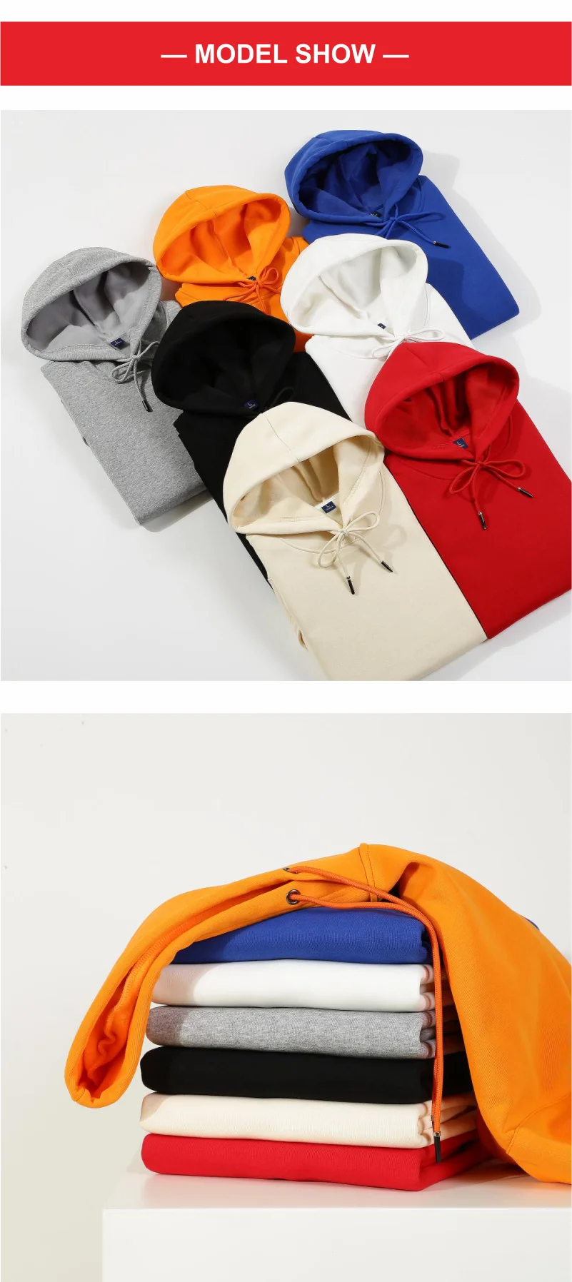 Fashion Print High-Quality Hoodie Custom Logo Personal Group Brand Embroidery Men and Women Thick 100 % Cotton Pullovers Fleece
