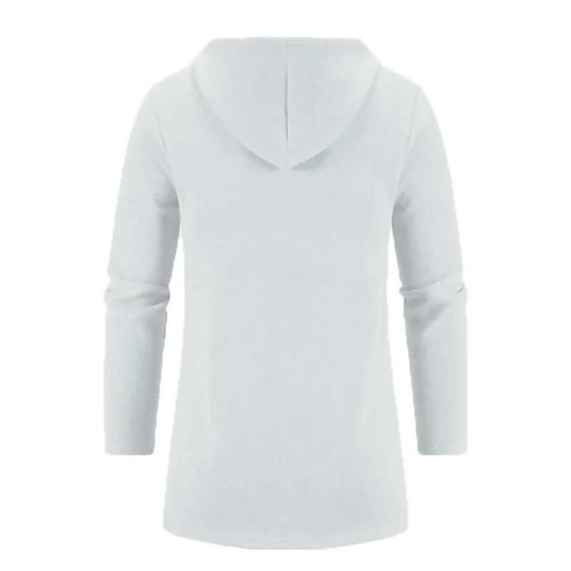 Men's Hoodies SpringAutumn CasualSolid Hooded Zip-Up Sweatshirts LongSleeve Knit Hoodie Men Sweatshirt Streetwear Hoody Cardigan