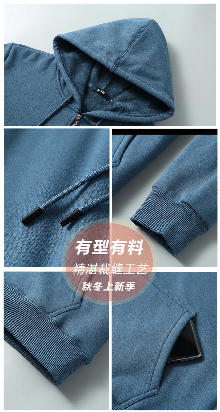 Plus Size 10XL 12XL Hoodie Men Autumn Winter Fleece Hoodies Solid Color Jacket Hoodies Big Size 12XL Blue Black Red Grey