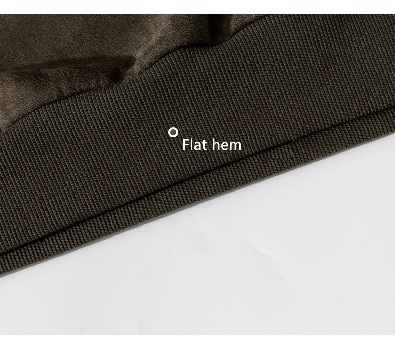 TFETTERS Brand Suede Sweatshirts for Men 2026 New Autumn Winter Clothing Baggy Vintage Pullovers Couples O Neck Oversize Blouse