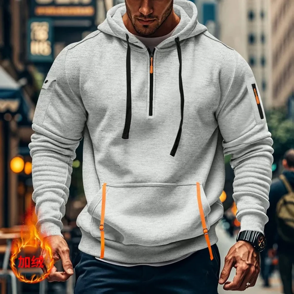 Yamaha YamaLube Logo Motorcycle Racing Team Men Half Zipper Hoodie Spring Male Sweatshirt Fashion Sports Men's Pullover Clothes
