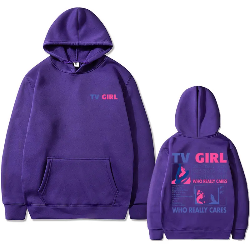 Best Famous TV Girl Who Really Cares Album Print Hoodie Unisex French Exit Hoodies Men Women Gothic Casual Oversized Sweatshirt