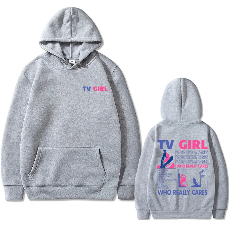 Best Famous TV Girl Who Really Cares Album Print Hoodie Unisex French Exit Hoodies Men Women Gothic Casual Oversized Sweatshirt