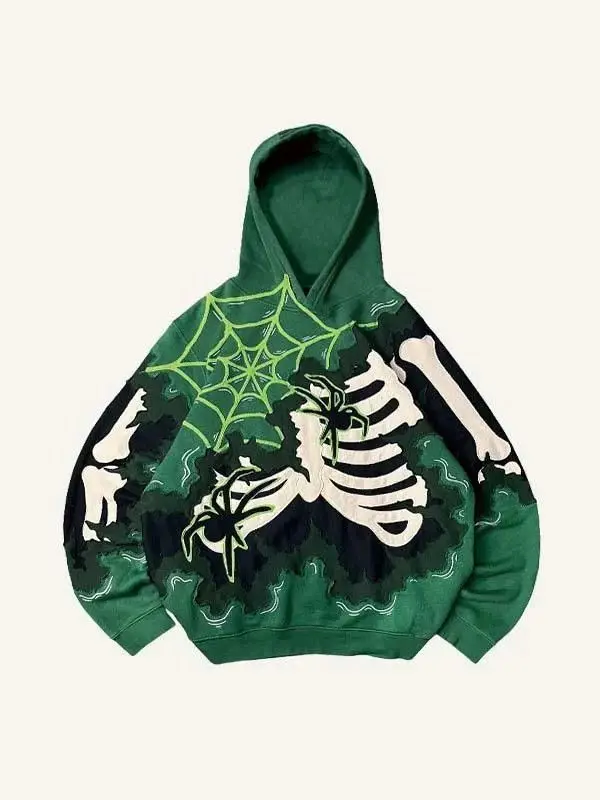 Cotton New Rock Spider Soft Man Hoodies Skull Luxury Simple No Brand Cheap Sweat Shirt Tops Welcome Deal In Sweatshirts for Men