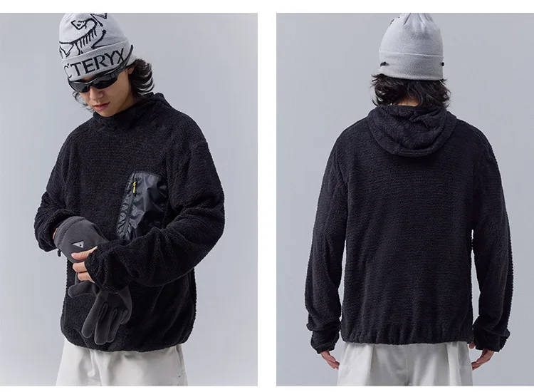 Thermolite® All Season 190g Ultra-light Breathable Thermal Hoodie, Urban Outdoor Techwear Mid-layer with Thumbholes & Zip Pocket