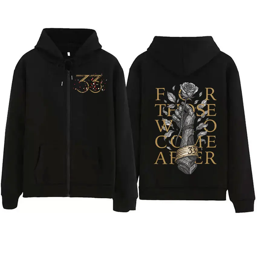 For Those Who Come After Zip Up Hoodie Clair Obscur Expedition 33 Game Fans Men Women Sweatshirt Vintage Oversized Coats Hoodies