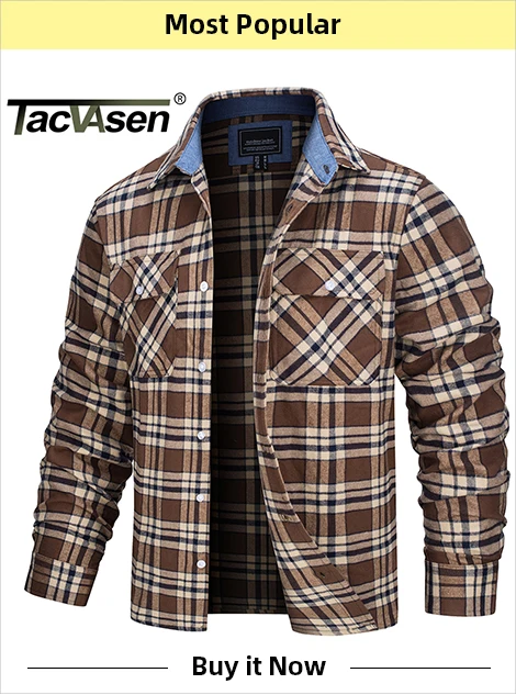 TACVASEN Fleece Lining Winter Hoodie Mens Sherpa Jackets Windproof Full Zip Warm Coats Climbing Hooded Casual Outwear Sportswear
