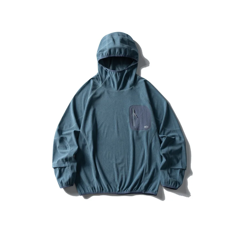 Outdoor Sport Hoodies Men Women Lightweight Fleece Long Sleeve Breathable Pullovers Hooded Sweatshirt Unisex Track T Shirts Tops