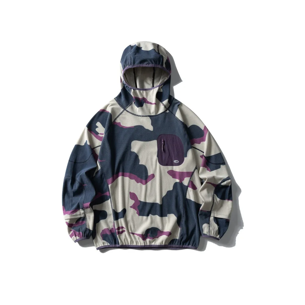 Outdoor Sport Hoodies Men Women Lightweight Fleece Long Sleeve Breathable Pullovers Hooded Sweatshirt Unisex Track T Shirts Tops