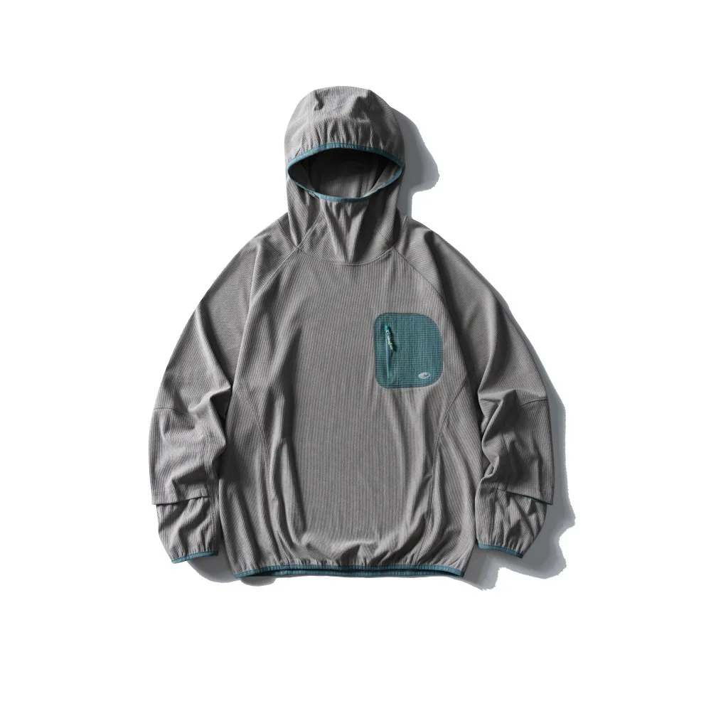 Outdoor Sport Hoodies Men Women Lightweight Fleece Long Sleeve Breathable Pullovers Hooded Sweatshirt Unisex Track T Shirts Tops