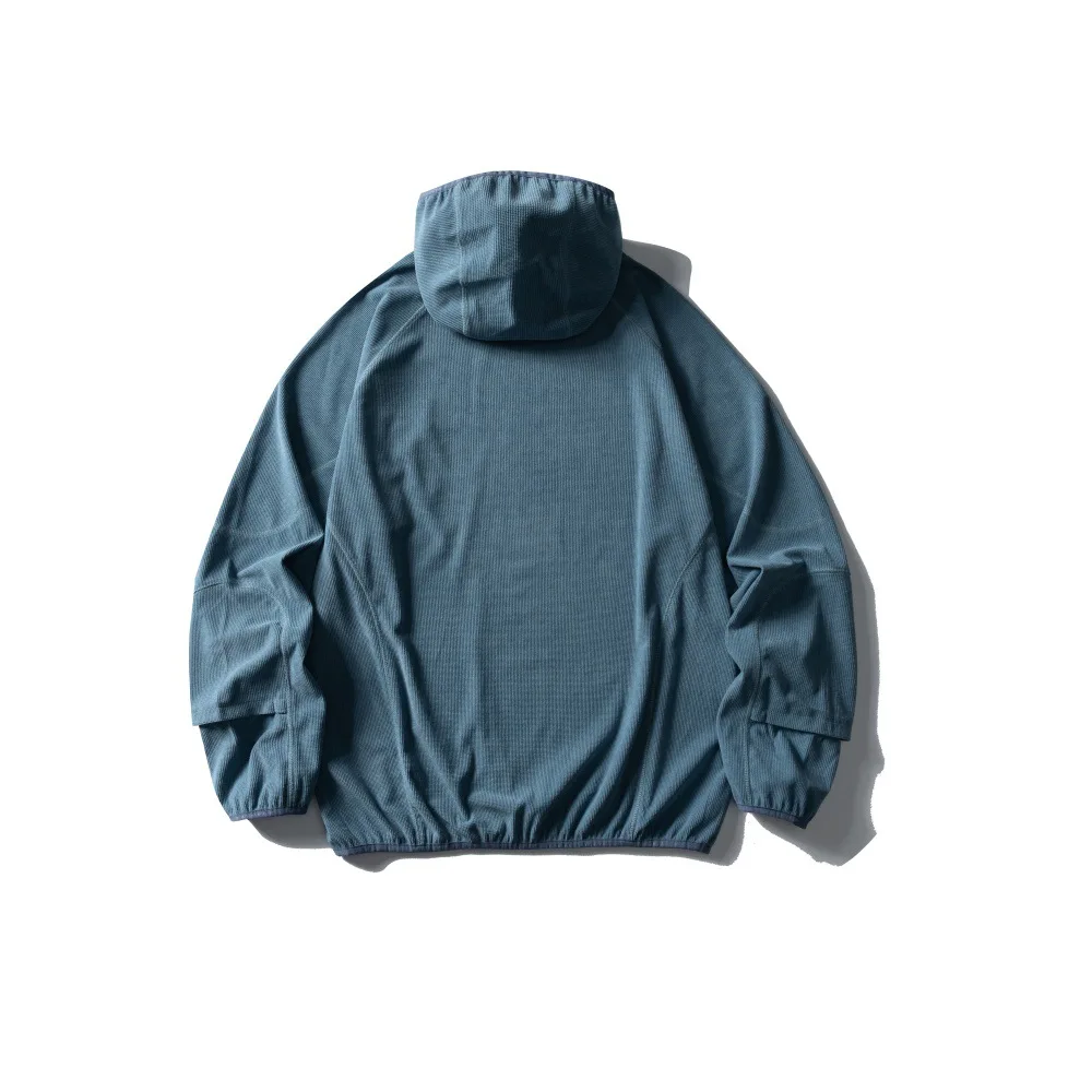 Outdoor Sport Hoodies Men Women Lightweight Fleece Long Sleeve Breathable Pullovers Hooded Sweatshirt Unisex Track T Shirts Tops