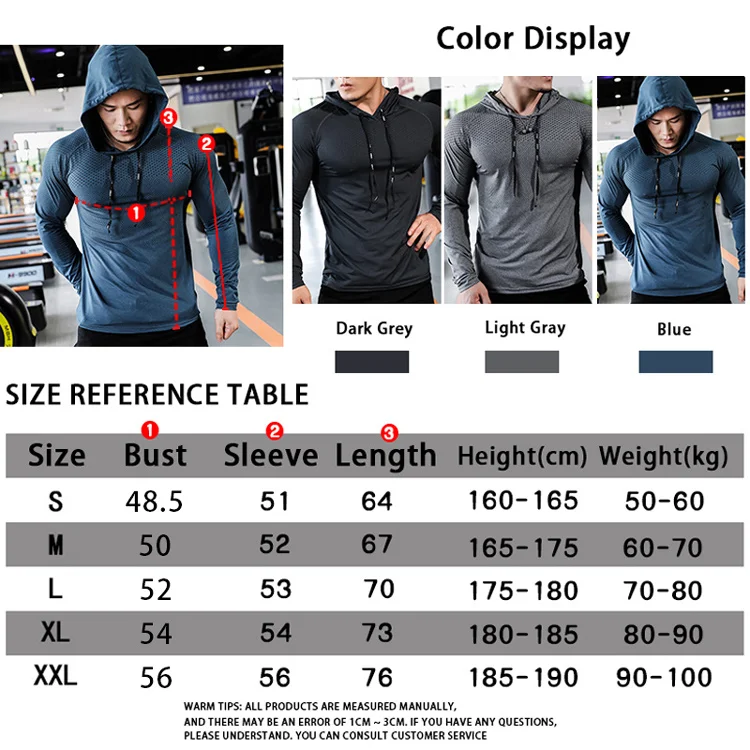 2026 Mens Fitness Tracksuit Running Sport Hoodie Gym Joggers Hooded Workout Athletic Clothing Muscle Training Sweatshirt Tops