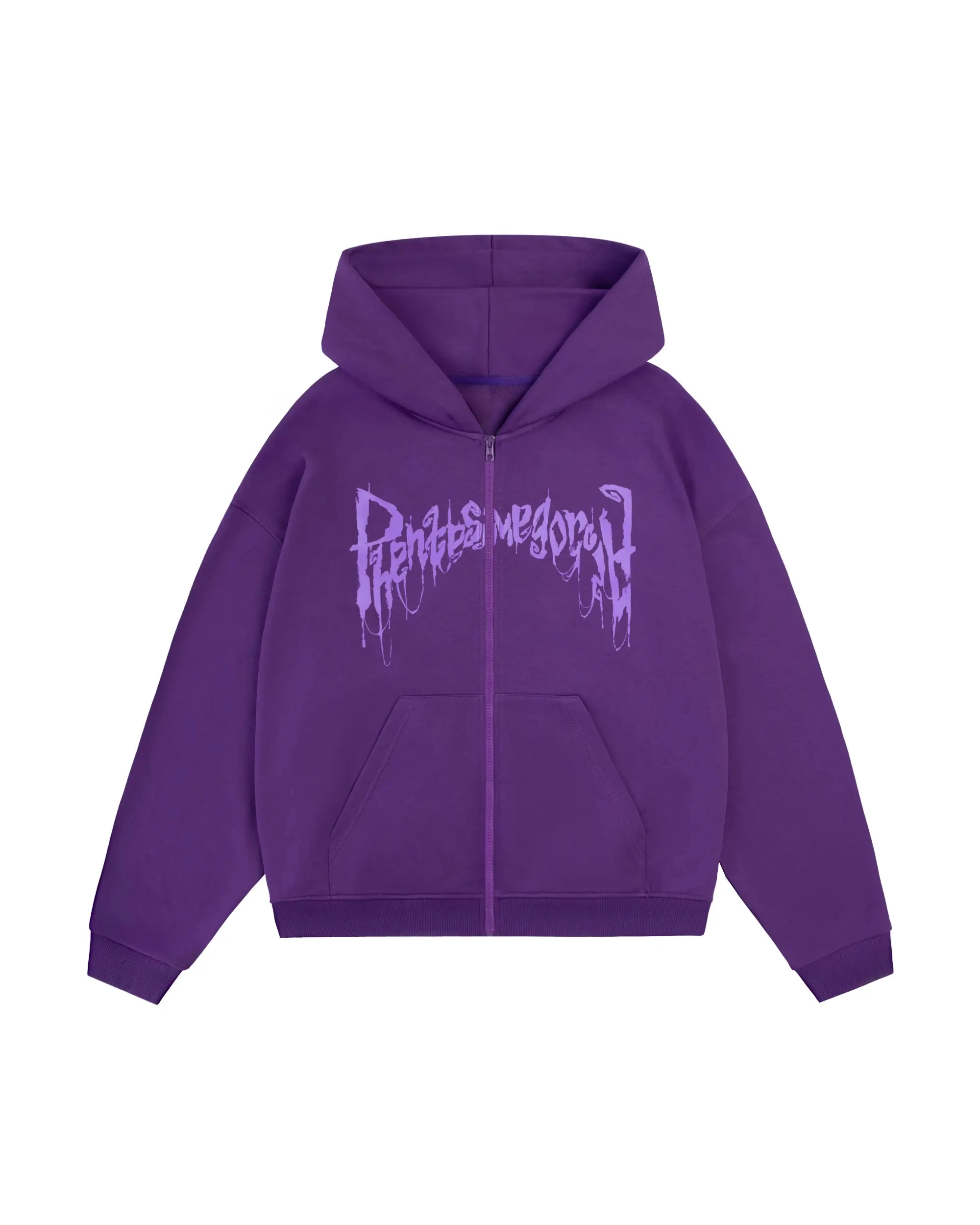 Streetwear Men Ghost wheel Zipper Hoodie Phantasmagoria Graphic Zip Hooded Pullover Sweatshirt Hip Hop Jacket Y2K Clothing Tops